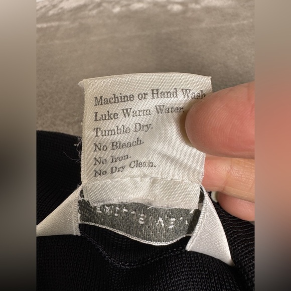 Exclusively Misook Women’s Small Black Acrylic Knit Open Front Cardigan Sweater - Picture 8 of 9